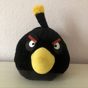 Angry Birds 8" Plush Toy Black Bird